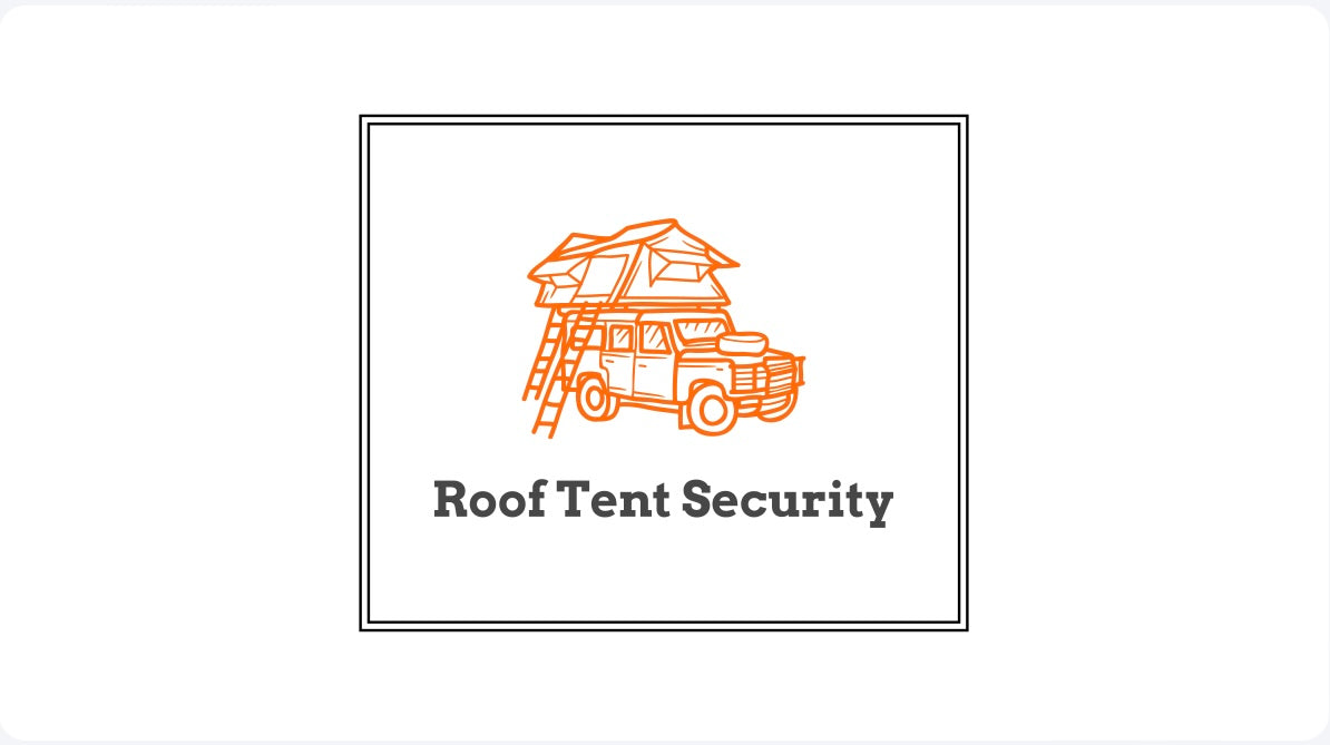 4 M8 Tentbox Roof Tent Security Locking Nuts and Key Lock