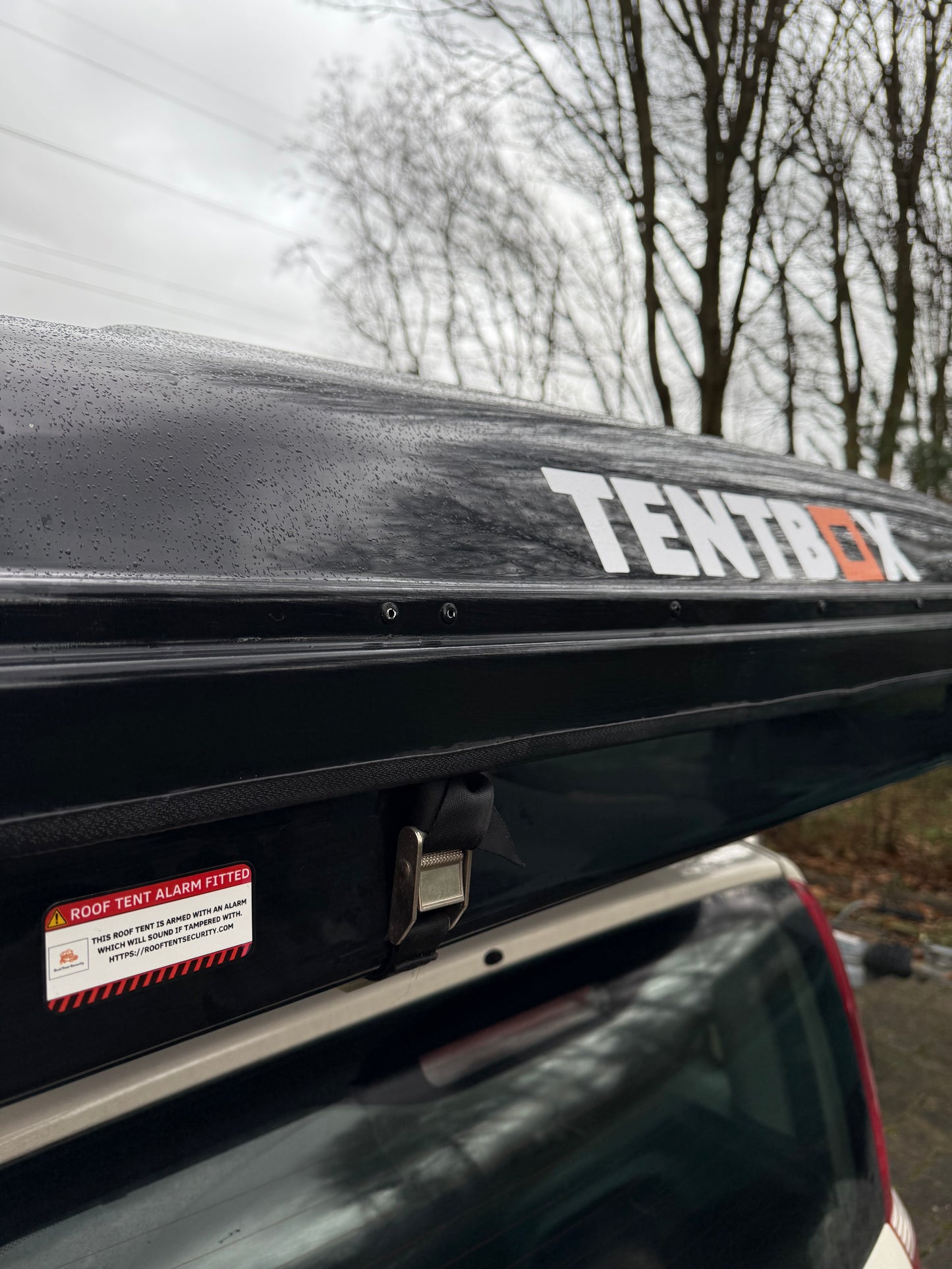 1x Roof Tent Security Anti Theft Deterrent Adhesive Vinyl Sticker