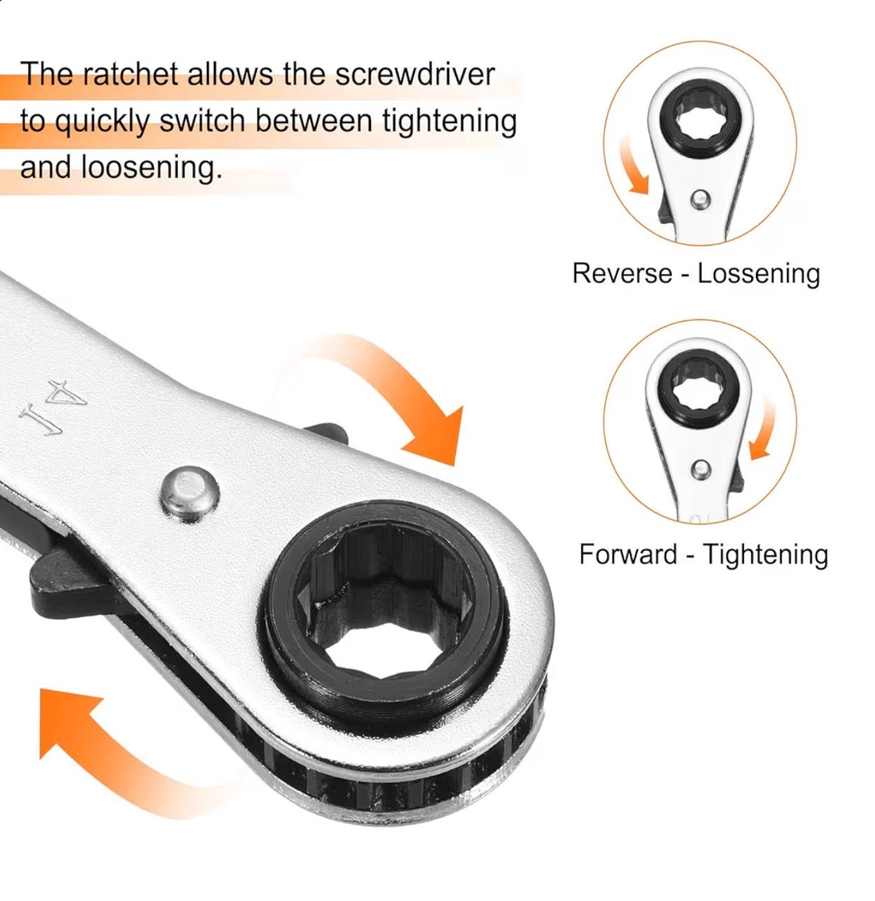 Perfect For Use With Tentbox Accessory - Ratcheting Spanner 13mm + 17mm M8 And Security Nuts