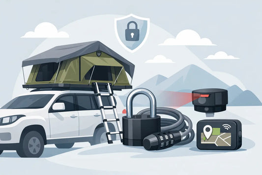 OEX roof tent security kit explained