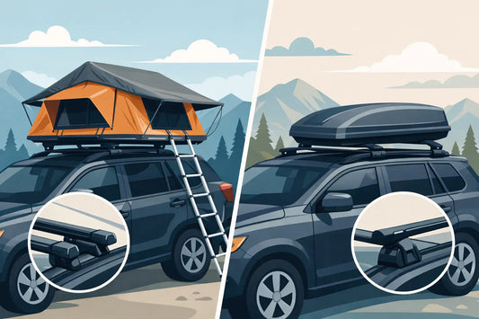 Roof Tent Rails Versus Crossbars Explained
