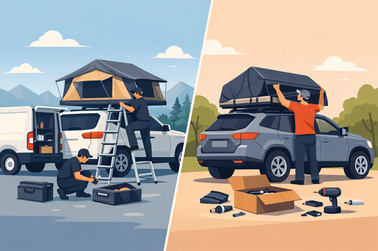 Mobile Indepedent TentBox Fitting vs DIY Install for Roof Tents