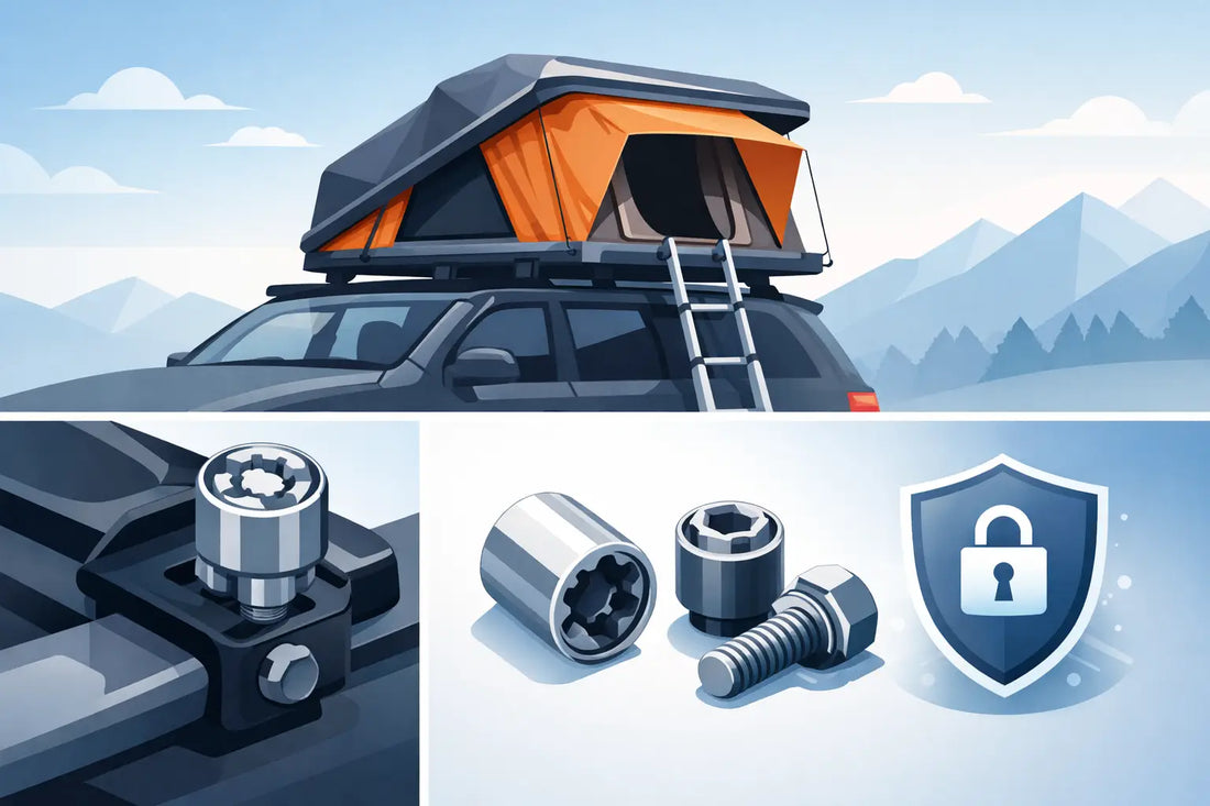 Tamperproof Nuts for Roof Tent Security