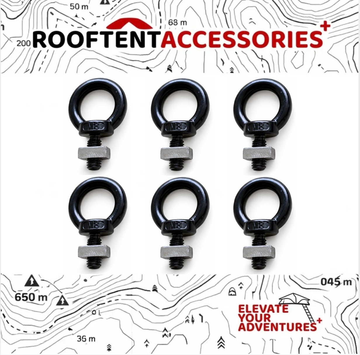 Fits Tentbox Cargo “O-Rings” Roof Tent Accessory