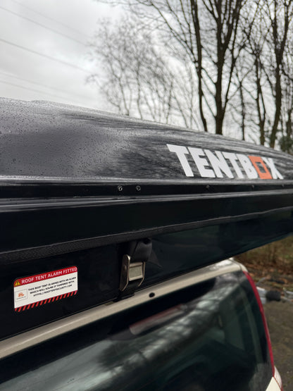 1x Roof Tent Security Anti Theft Deterrent Adhesive Vinyl Sticker