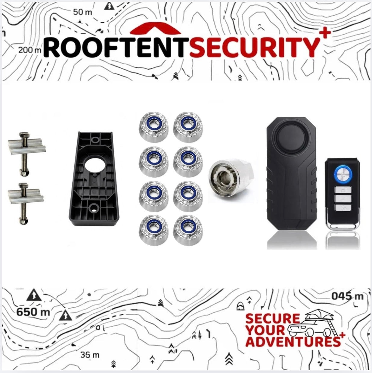 8 x M8 Fits OEX Vertex Lite 130 Anti-Theft HIGH Security Nuts Tamperproof Lock Nut Set Premium Bundle