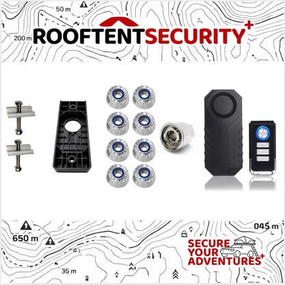 8 x M8 Fits OEX Vertex Lite 130 Anti-Theft HIGH Security Nuts Tamperproof Lock Nut Set Premium Bundle