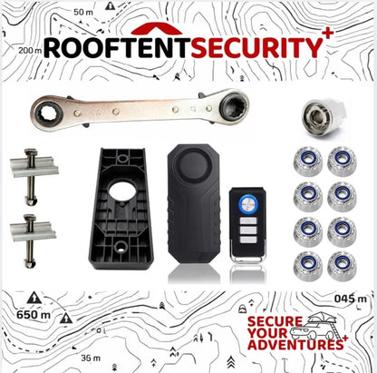 8 x M8 Fits OEX Vertex Lite 130 Anti-Theft HIGH Security Nuts Tamperproof Lock Nut Set Premium Bundle