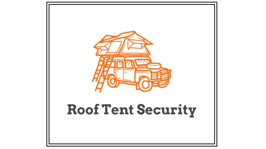 1x Roof Tent Security Anti Theft Deterrent Adhesive Vinyl Sticker